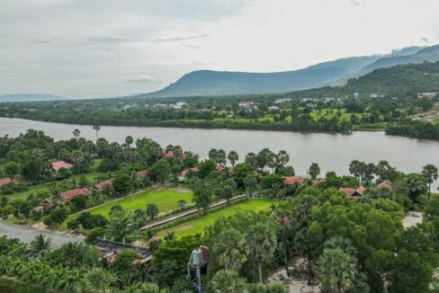 Resort & Potential land for sale in Kampot River Bank - Kampot riverside