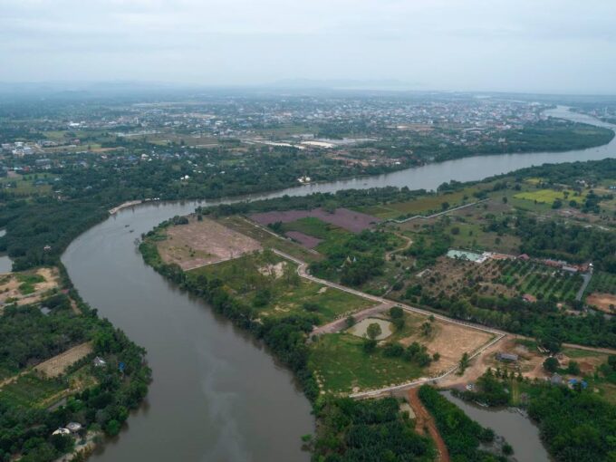 Riverfront Prime Land For Sale In Kampot River Bank - Kampot Cambodia