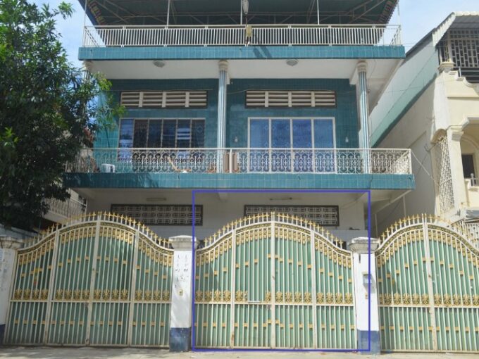 Ground floor house for rent in Toul Kork