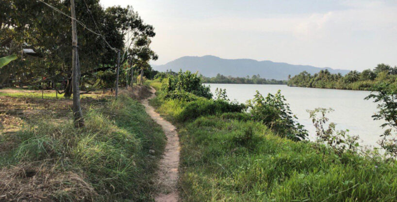 Urgent Sale! Waterfront Land for Sale in Kampot Along Teuk Chhu River