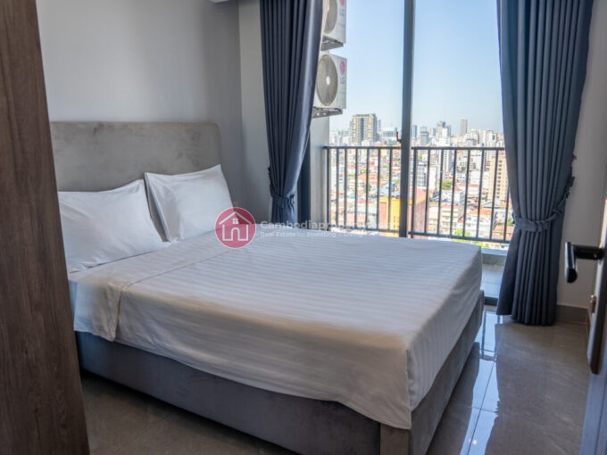 Fully furnished 1-bedroom apartment for rent In Phnom Penh