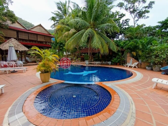 Rare 8066sqm Boutique Resort for Lease in Kep Now Big & small pool