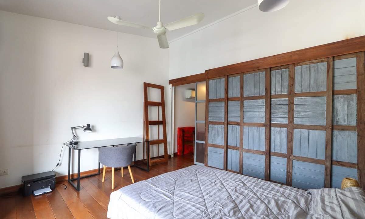 Renovated 3 Bedroom Apartment For Rent - Wat Phnom, Phnom Penh Bedroom