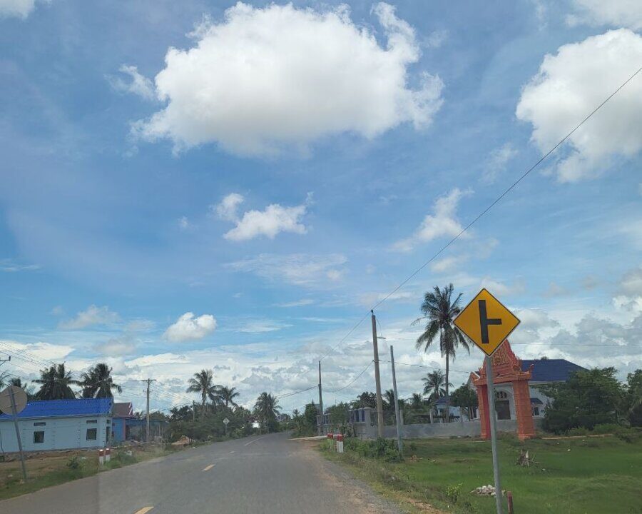 Land for sale in Dang Tong Kampot -Access from Road 135