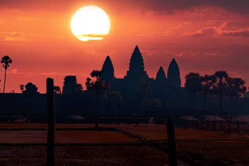 Angkor Wat Temple Sunset