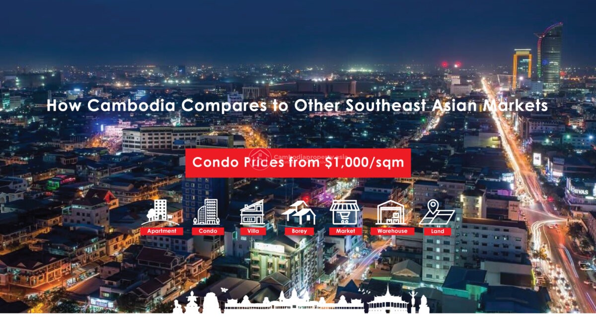 Is Cambodia’s Real Estate Market the Best Value in Southeast Asia? Condo Prices from $1,000/sqm